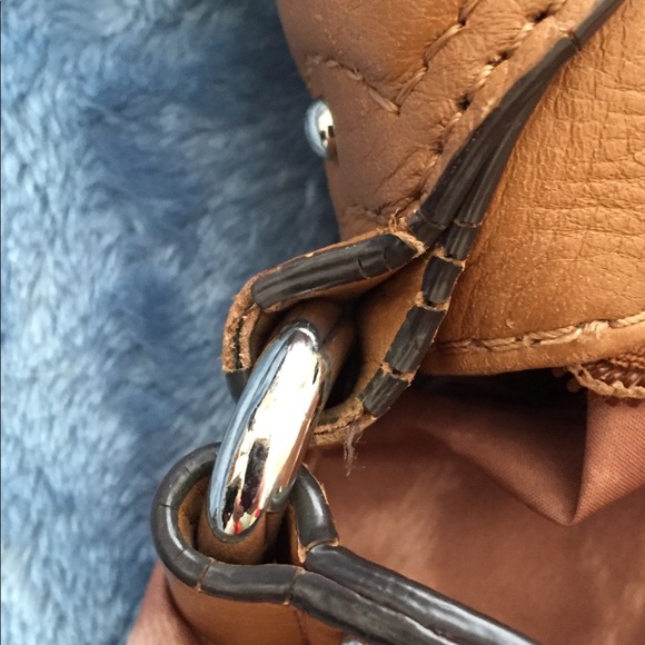 More Photos! B. makowsky Camel Hobo Shoulder Bag - Picture 6 of 8